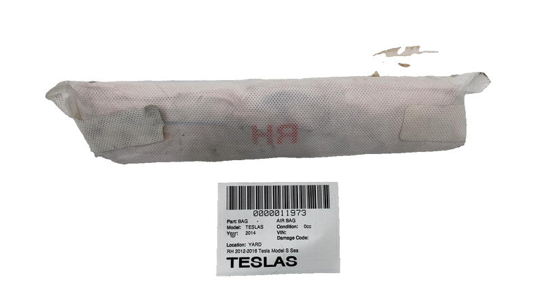 ⭕ 2012-2017 Tesla Model S MS Front Passenger Side Seat Airbag Right 1005258-00-C