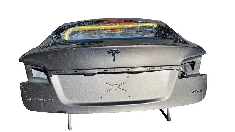 ⭕ 2012-2015 Tesla Model S Rear Trunk Liftgate Hatch Panel w/ Window Gl