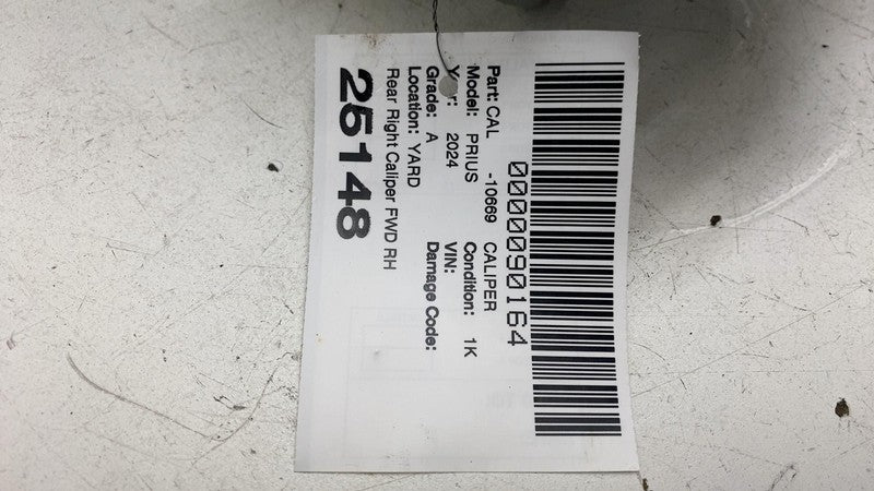 ⭕2023-2024 Toyota Prius Rear Passenger Side Caliper w/ Brake Hose Line