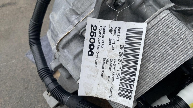⭕ 17-23 Tesla Model 3 Engine Motor Rear Drive Unit (High Current) 1120