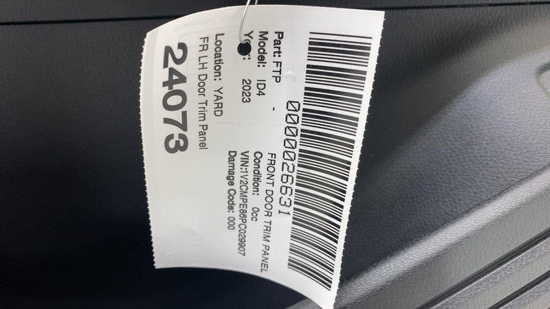 ⭕ 2021-2023 Volkswagen ID.4 Front Driver Side Door Trim Card Cover Pan