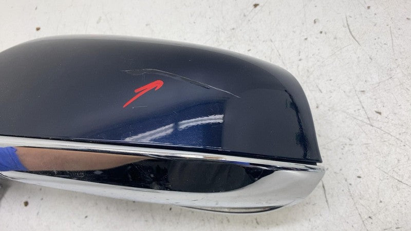 ⭕ 12-15 Tesla Model S Left Exterior Rear View Door Mirror Blue PMMB 60