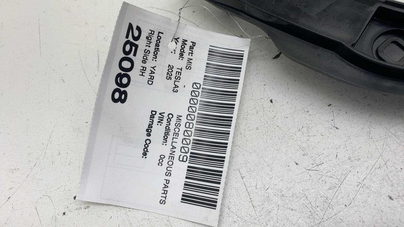 176273500C ⭕24-25 Tesla Model 3 Rear Passenger Side Wing Support Bracket Right 1762735-00-C