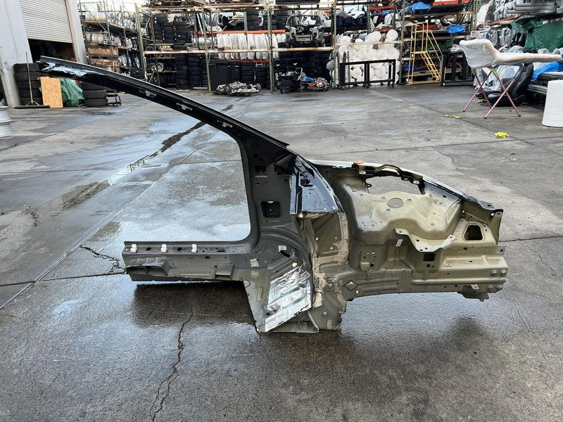 2017-2023 Tesla Model 3 Front Left Apron Frame Rail Structural Cut Black - PBSB
