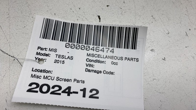 1055412 00 B 2012-2020 Tesla Model S MS Media Control Unit Motherboard  Electronics Assy OEM