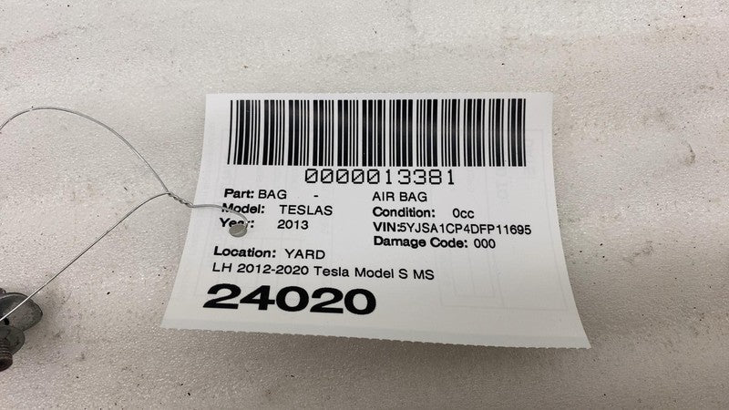 ⭕ 12-20 Tesla Model S Driver Side Roof Curtain Safety Airbag Left 1005