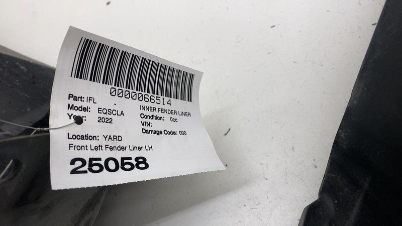 A 297 690 03 00 ⭕2022 EQS 450+ V297 Front Left Wheel Arch Fender Liner Splash Shield A2976900300