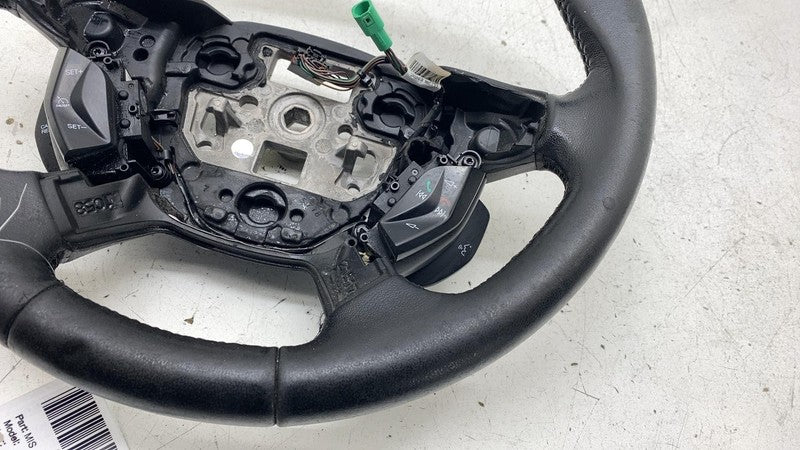 2013-2018 Ford C-Max Front Driver Steering Wheel Leather Black w/ Control Switch