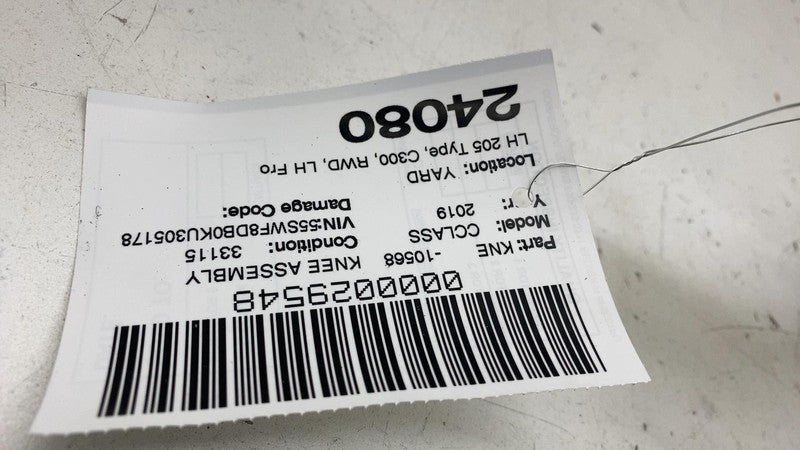 A 000 421 35 20 ⭕ 18-22 Mercedes C300 Front Left Spindle Knee Knuckle w/ Shield RWD A0004213520