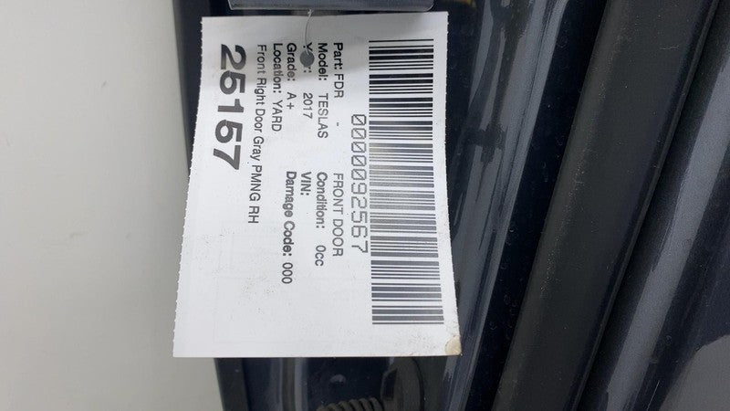 ⭕ 2016-2020 Tesla Model S Front Passenger Side Door Shell Panel Right 