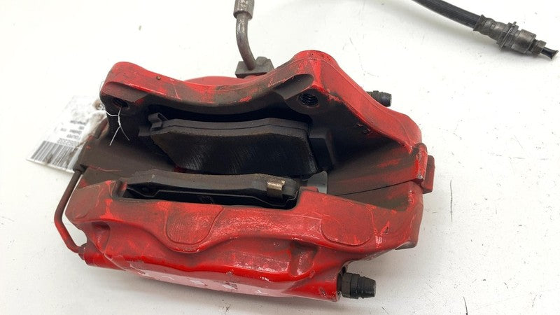 ⭕ 2012-2020 Tesla Model S Rear Caliper Red w/ Brake Hose Line Left 104