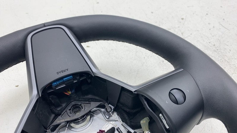 ⭕ 2021-2023 Tesla Model 3 Steering Wheel Assy Leather Black Heated 149