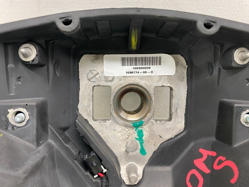 1036774-00-C ⭕ 2012-2020 Tesla Model S Driver Steering Wheel Black Assembly OEM 1036774-00-D