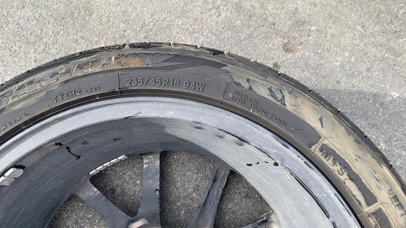 104422100C ⭕ 2017-2020 Tesla Model 3 Wheel Rim 18x8.5J+40MM + Toyo Tire 235/45 1044221-00-C