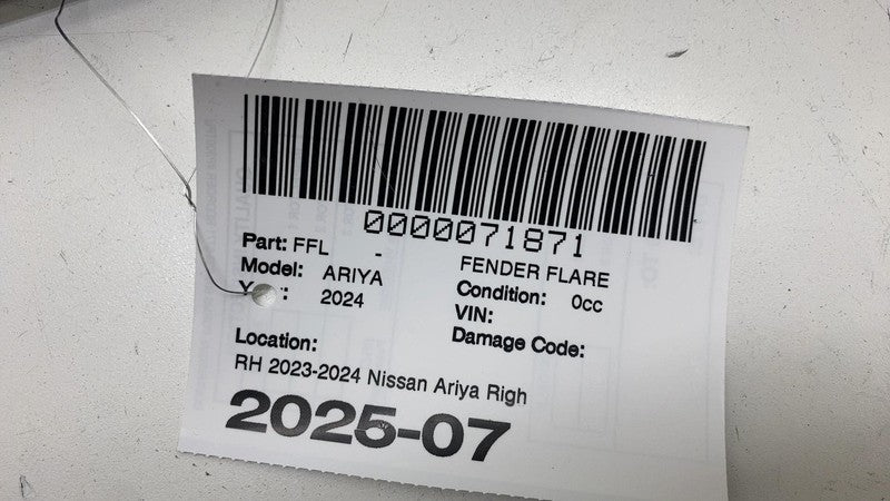93828-5MR5A ⭕ 23-24 Nissan Ariya Rear Right Quarter Panel Wheel Arc Fender Flare 93828-5MR5A