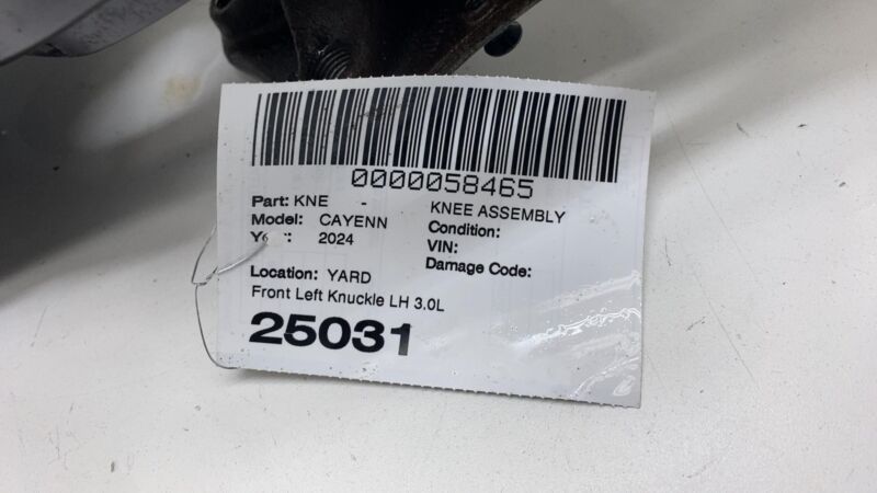 9Y0 407 241 C ⭕ 19-24 Porsche Cayenne Front Left Spindle Knuckle Hub w/ Dust Shield 9Y0407241C