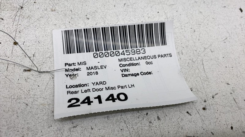 4013602900 ⭕ 17-20 Maserati Levante Rear Left Door Lock Latch Actuator w/ Cable 670101186