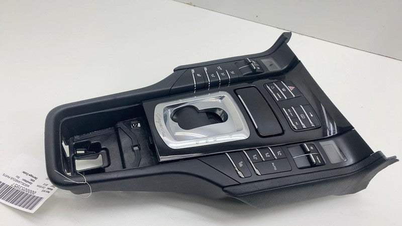 7P5863419 2011-2017 Porsche Cayenne Front Center Console Switch Control Panel Trim Black