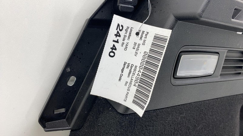 06700983800 ⭕ 17-20 Maserati Levante Rear Right Trunk Quarter Trim Cover Panel 06700983800