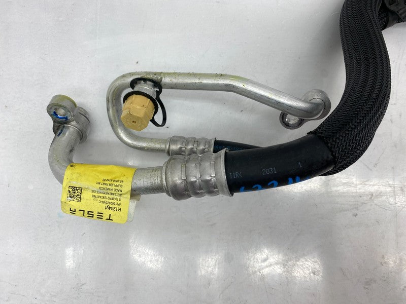 1502020 00 C ⭕ 17-23 Tesla Model 3 A/C Line Supermanifold to Compressor Pipe OEM 1502020-00-C