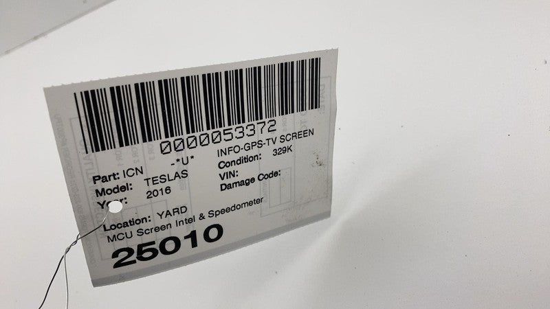 145073700B 2016-2020 Tesla Model S X Display Screen MCU Media Control & Cluster Speedometer