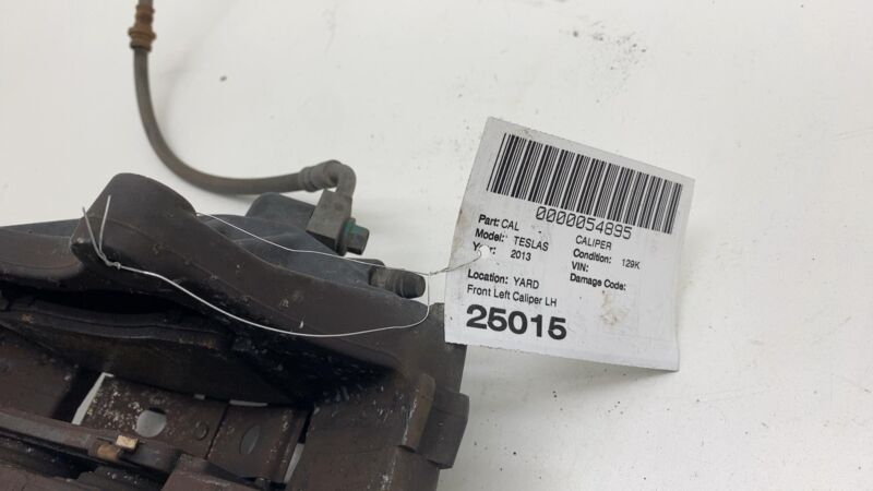 2012-2015 Tesla Model S MS Front Driver Side Caliper w/ Brake Hose Line Left LH