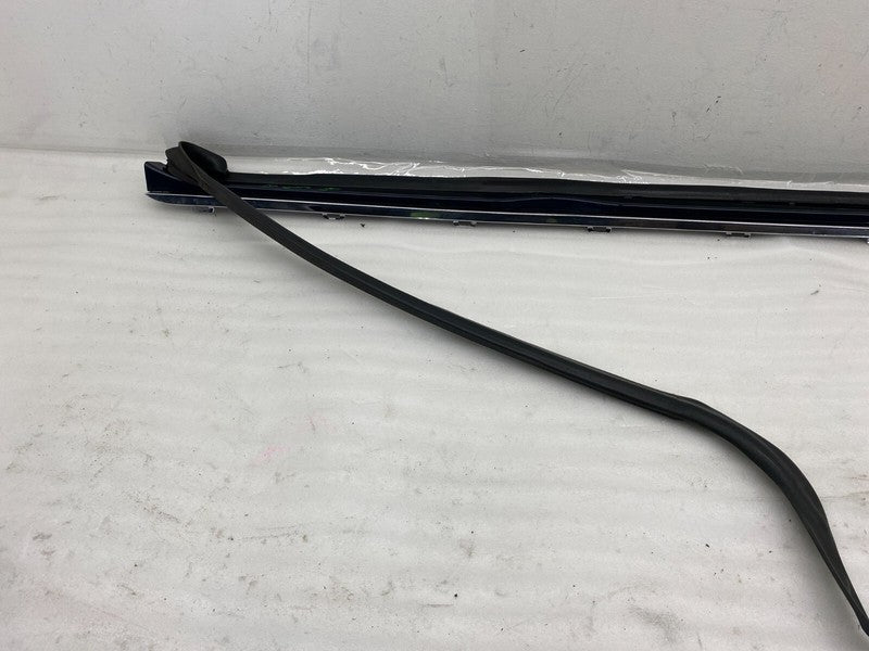 ⭕2012-2023 Tesla Model S MS Left Rocker Panel Scuff Plate Molding w/ Rubber Seal