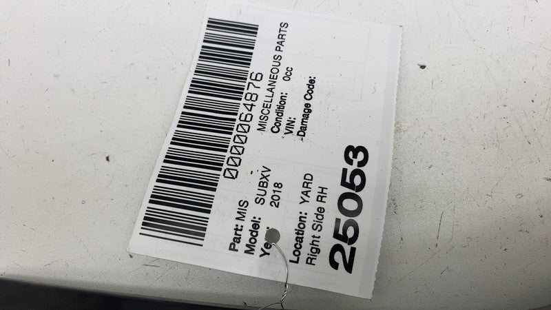 C150100630 ⭕ 18-21 Subaru Crosstrek Rear Right Tailgate Spoiler Molding Winglet 96031FL040