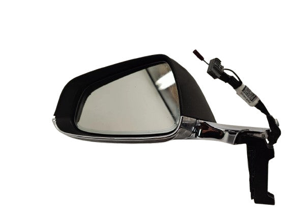 ⭕ 16-20 Model S Left Exterior Rear View Door Mirror Silver (WRAP) 1041317-00-E