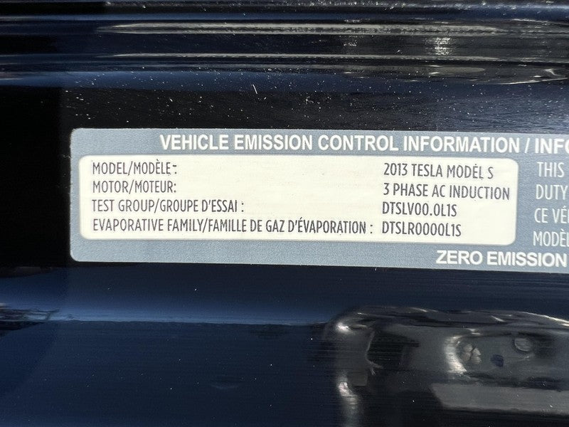 100263300E ⭕ 12-15 Model S Tailgate Hatch Panel & Liftgate Glass Black - PBSB 1002633-00-E