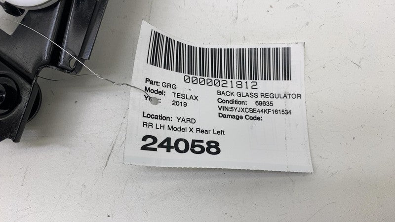 102882099E ⭕ 2016-2020 Tesla Model X Rear Left Door Window Regulator & Motor 1028820-99-E