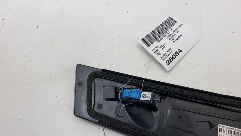 ⭕17-23 Model 3 Right B-Pillar Applique Glass Trim Molding w/ Camera 11