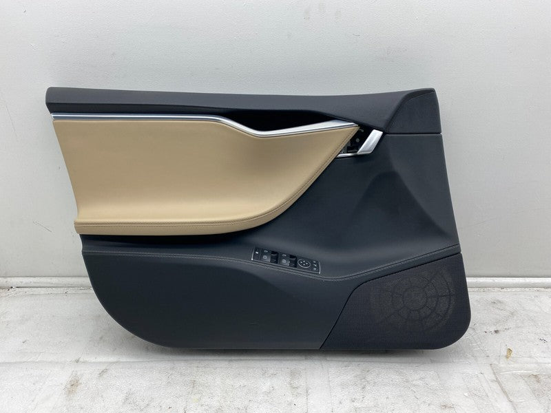 600607120L ⭕ 12-20 Model S Front Driver Side Interior Door Trim Panel Left OEM 6006071-20-L