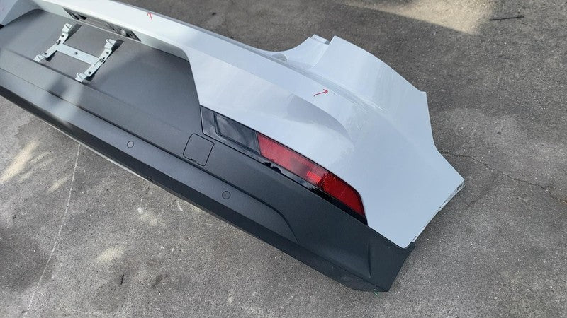 ⭕2021-2023 Polestar 2 Rear Bumper Cover Assy w/ Park Sensor & Valance Silver 729