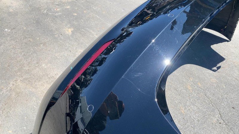⭕ 2017-2022 Tesla Model 3 Rear Bumper Cover w/ Park Sensor & Harness Black PBSB