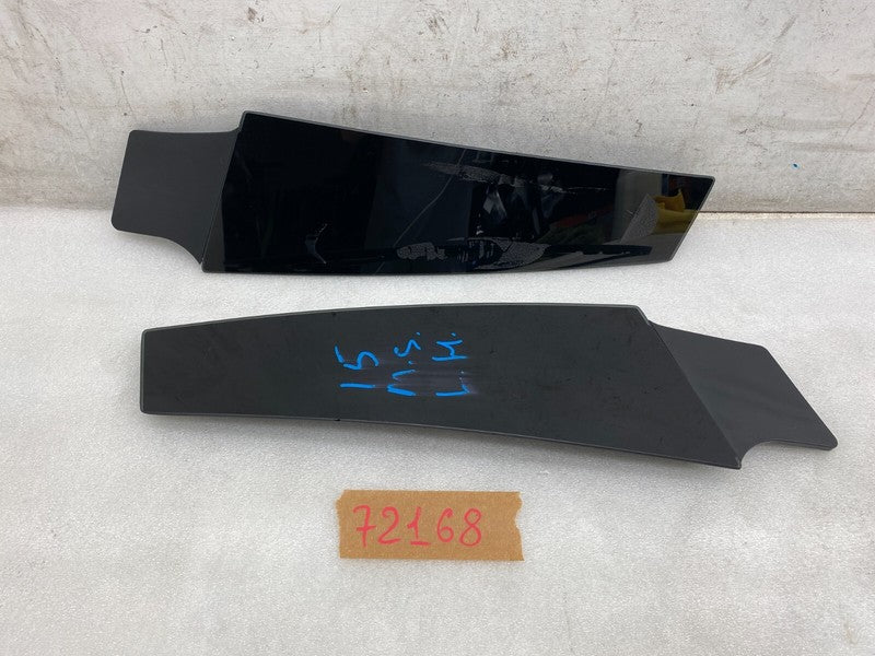 14941 ⭕ 2012-2015 Tesla Model S Left & Right Side B-Pillar Molding Applique Glass Trim