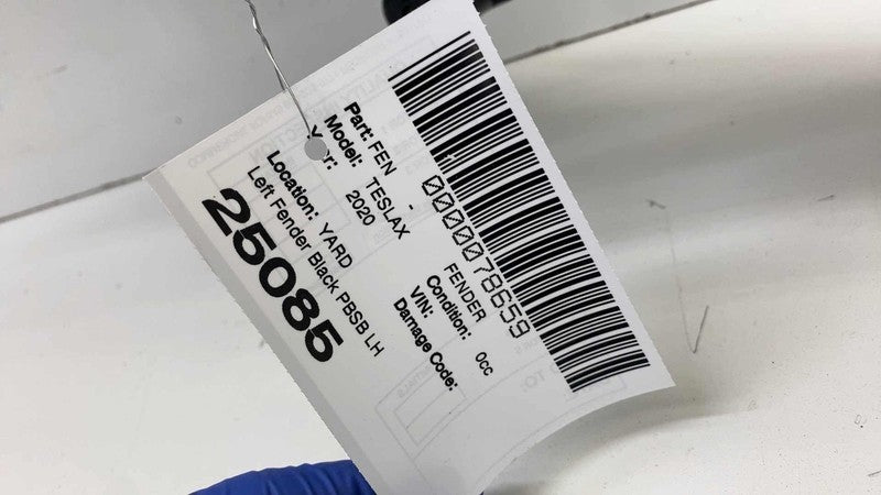 ⭕ 2016-2020 Tesla Model X Front Driver Side Fender Shell Panel Left Black - PBSB