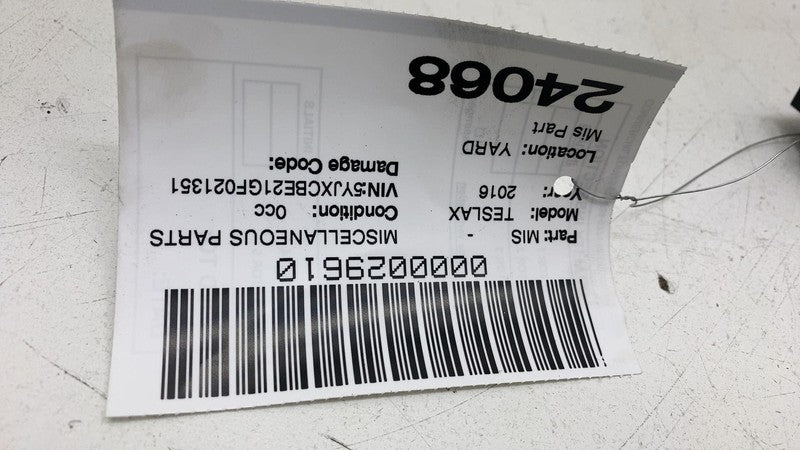 16-20 Model X Front 1st Row Left or Right Seat Cover Trim Pad Gloss 10