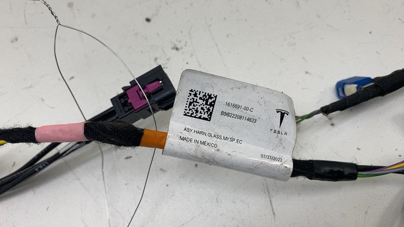 ⭕ 20-24 Tesla Model Y Front Windshield Triple Camera Wiring Harness 16