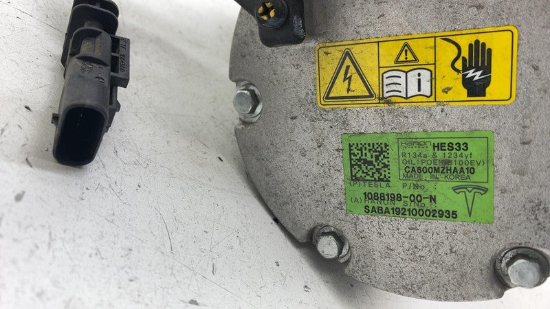 ⭕ 2017-2020 Model 3 Air Conditioner A/C Compressor w/ Mount Bracket 10