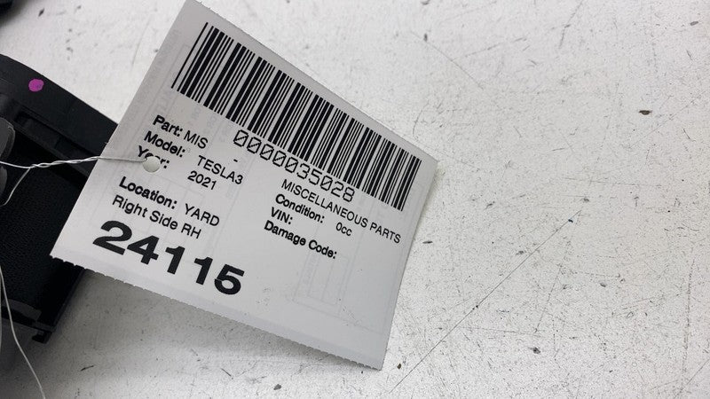 108127901H ⭕ 2017-2023 Tesla Model 3 Front Right 1st Row Seat Belt & Retractor 1081279-01-H