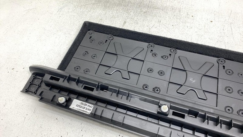 PT00003517 2022-2024 Rivian R1S Rear Tailgate Cover Lower Lid Trunk Carpet Cover Flap Back