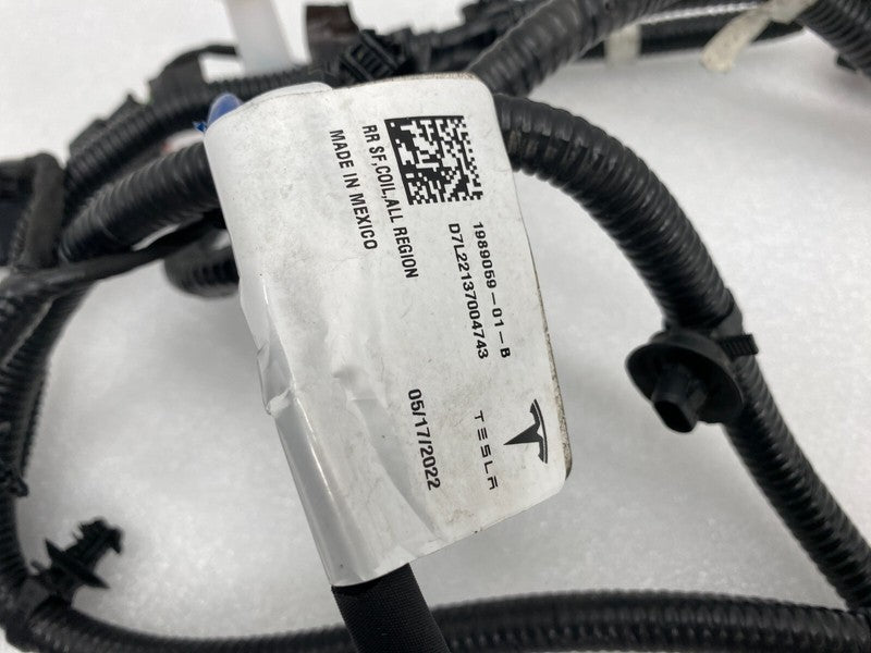198905901B ⭕20-24 Model Y Rear Chassis Subframe Coil Wiring Harness Cable Wire 1989059-01-B