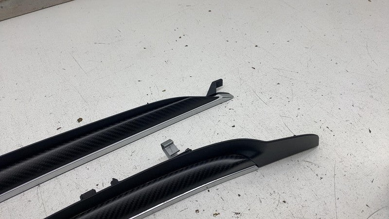 ⭕ 21-23 Model X Front & REAR Door CARBON FIBER TRIM 1661564-00-C / 164