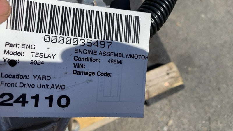 ⭕ 24-25 Tesla Model Y 3 Electric Engine Motor Front Drive Unit 3DU 112
