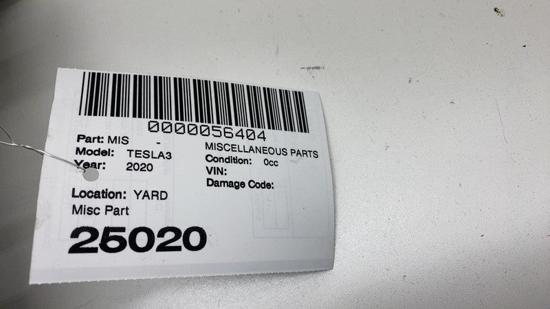 108629900J 17-23 Tesla Model 3 Passenger B-Pillar Lower Trim Cover Panel Right 1086299-00-J