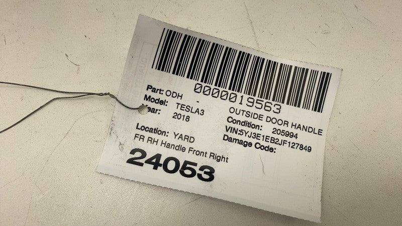 1081832-00-H ⭕17-20 Model 3 Front Right Outside Door Handle Right Exterior Outer 1081832-00-H