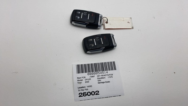 2019 2020 2021 2022 Ram 2500 3500 Smart Key Entry Remote FOB OEM x2