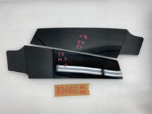 ⭕ 12-15 Tesla Model S Left and Right Side B-Pillar Molding Applique Glass Trim