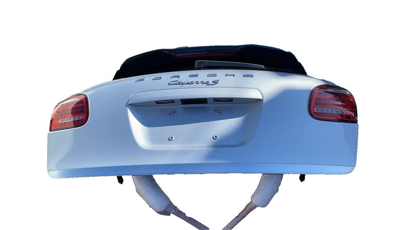 2011-2014 Porsche Cayenne S Rear Trunk Hatch Tailgate Liftgate Shell Silver LX7W